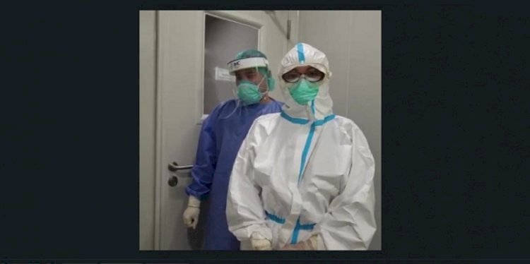 Tangkap layar video viral seorang dokter paru di RS Pertamina Jaya terkait varian Delta Covid-19/Repro