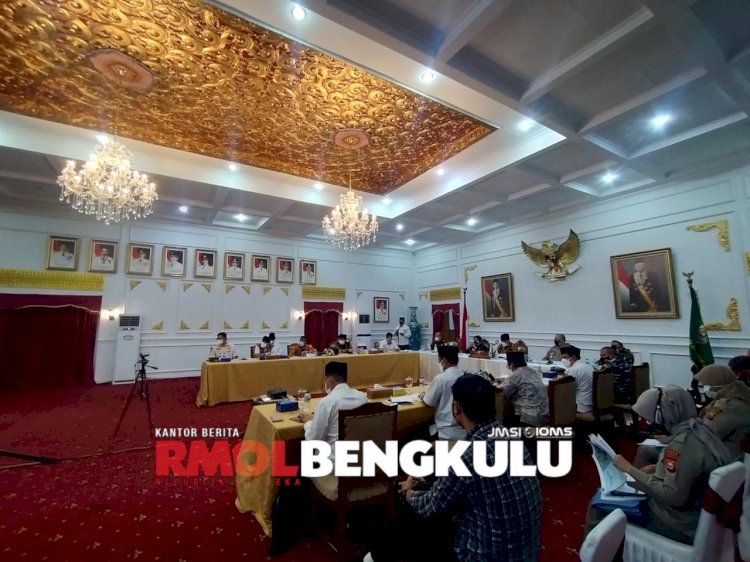Rapat perpanjangan ppkm Bengkulu/RMOLBengkulu