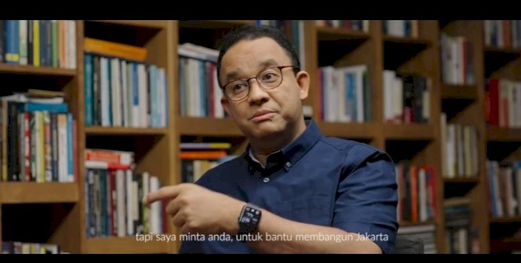Tangkapan layar Gubernur DKI Jakarta Anies Baswedan/Ist