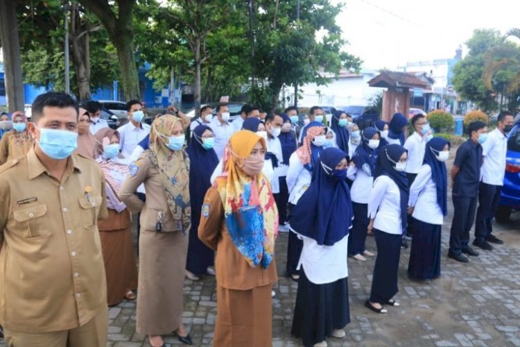 Para PTT Pemkot Bengkulu Sedang Melaksanakan Apel/Net