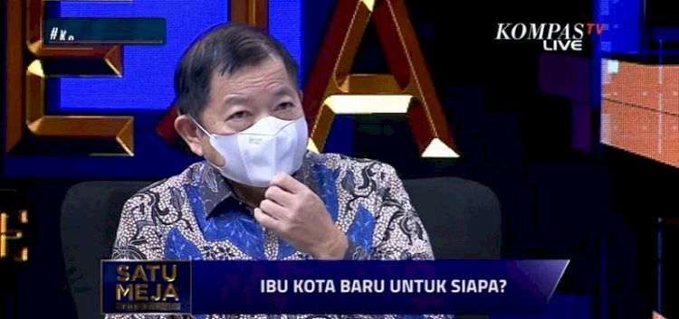 Kepala Badan Perencanaan Pembangunan Nasional (Bappenas) Suharso Monoarfa saat hadiri acara Kompas TV/Repro