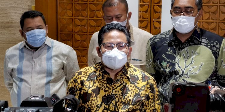 Ketua Umum DPP PKB, Abdul Muhaimin Iskandar saat mengusulkan penundaan Pemilu 2024/RMOL
