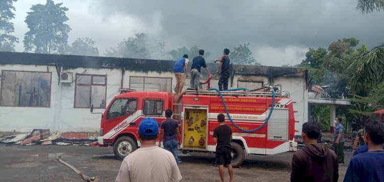 Kebakaran Dinas Pertanian Kabupaten Seluma