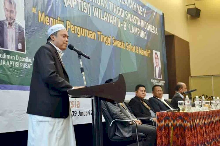 Ketua Aptisi Wilayah II-B Lampung, Firmansyah Y. Alfian/Ist