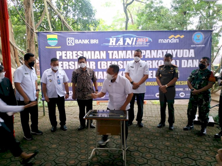 Peresmian Taman Pranatayuda di Kota Bandung/RMOLJabar