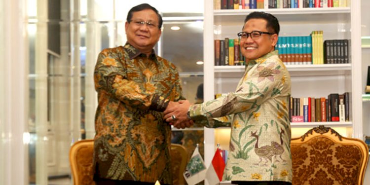  Ketua Umum Partai Gerindra, Prabowo Subianto dan Ketua Umum Partai Kebangkitan Bangsa, Muhaimin Iskandar/Net