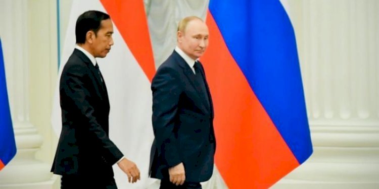 Presiden RI Joko WIdodo dan Presiden Rusia Vladimir Putin/Net
