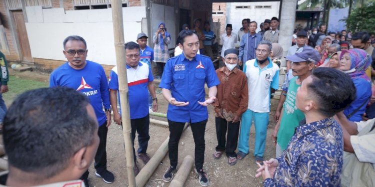Ketua Fraksi Demokrat DPR RI, Edhie Baskoro Yudhoyono saat berada di Pacitan/Net