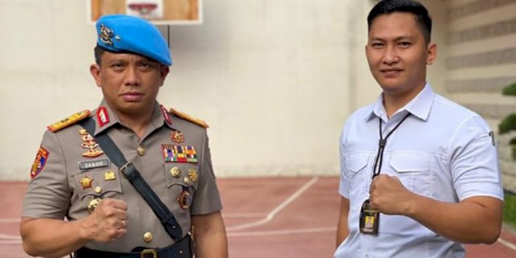 Kadiv Propam Irjen Ferdy Sambo dan Alm Brigadir Nopryansah Yosua Hutabarat/Ist