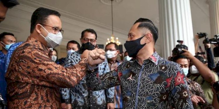 Anies Baswedan dengan Agus Harimurti Yudhoyono/Net