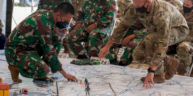 Latihan militer gabungan Garuda Shield 2021/Net