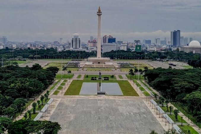 Plaza Selatan, Monumen Nasional (Monas), Jakarta Pusat/Net