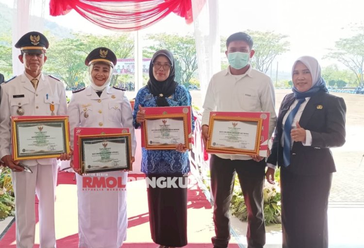Dokumentasi para pemenang pilot project tertib adminduk di Kabupaten Lebong/RMOLBengkulu