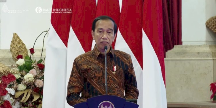 Preisden Republik Indonesia, Joko Widodo saat memimpin Rapat Koordinasi Nasional Pengendalian Inflasi 2022/Repro