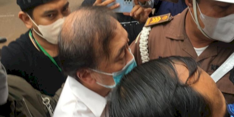 Surya Darmadi saat tiba di Kejaksaan Agung RI, Jakarta/Repro