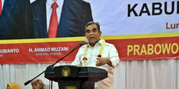 Sekretaris Jenderal Partai Gerindra Ahmad Muzani/Ist