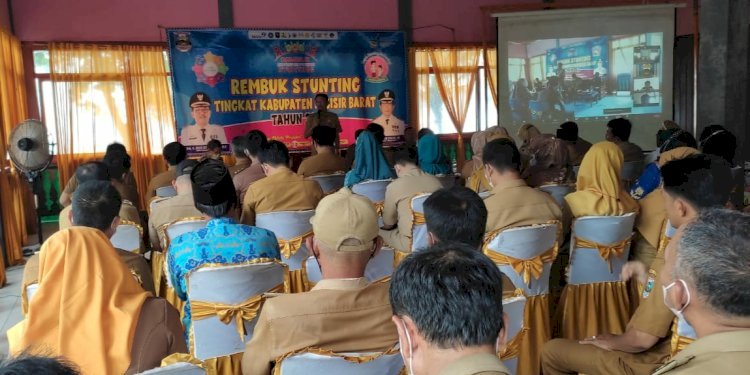 Rembuk Stunting di Pesisir Barat/ Ist