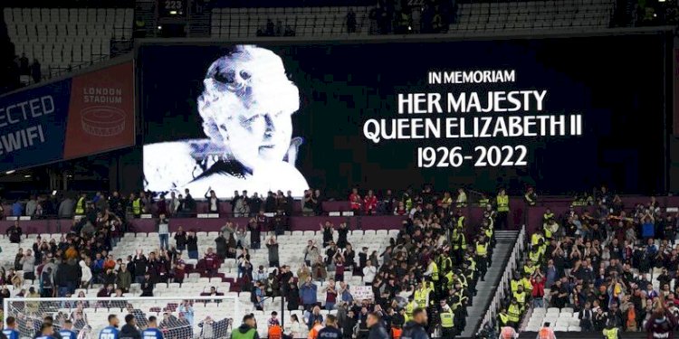 Ucapan belasungkawa atas kematian Ratu Elizabeth II selama turnamen sepakbola/Net