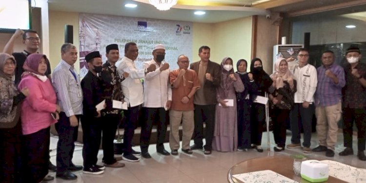 LPP RRI Lepas Keberangkatan Umrah Pemenang Pertama Pekan Tilawatil Quran 2022 pada Minggu malam 18 September 2022/Istimewa