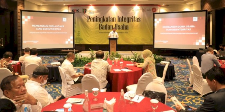 Workshop Peningkatan Integritas Badan Usaha di Hotel Sheraton Bandar Lampung/Ist