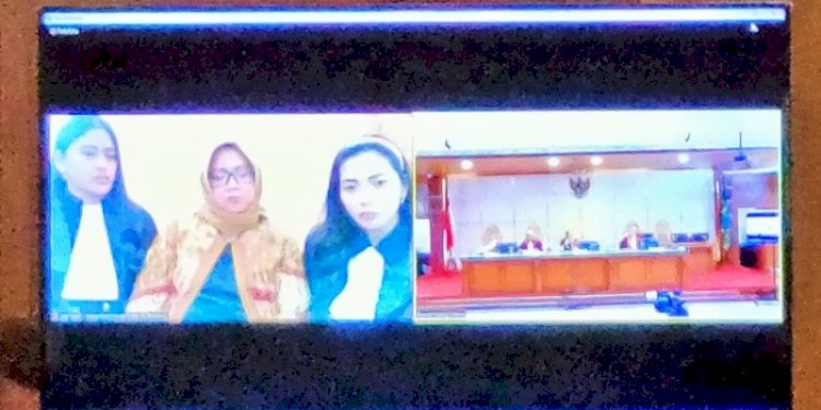 Ade Yasin hadir secara daring dalam sidang vonis di Pengadilan Tipikor Bandung/RMOLJabar