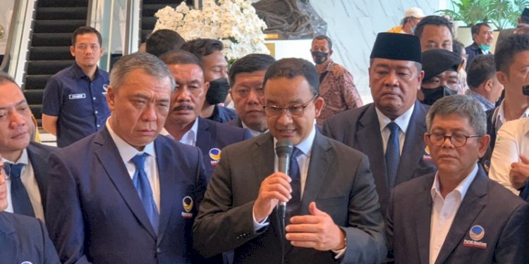 Gubernur DKI Jakarta, Anies Baswedan resmi diusung Partai Nasdem sebagai bakal calon presiden 2024/RMOL