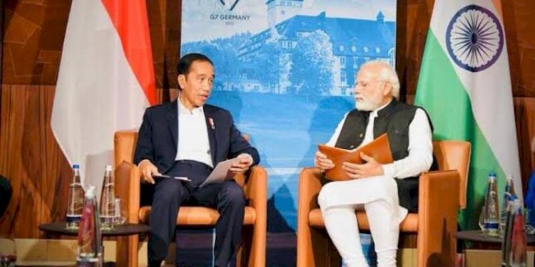 Presiden Indonesia, Joko Widodo dan PM India, Narendra Modi/Net
