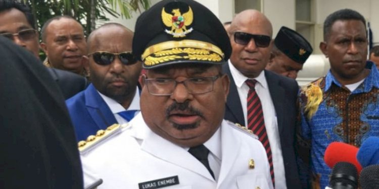  Gubernur Papua Lukas Enembe/Net