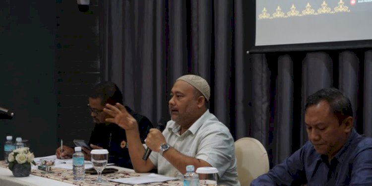 Munawar Liza dalam acara FGD dengan tema Kelembagaan Wali Nanggroe dalam Kekhususan Aceh, di Kyriad Muraya Hotel, Banda Aceh/RMOLAceh