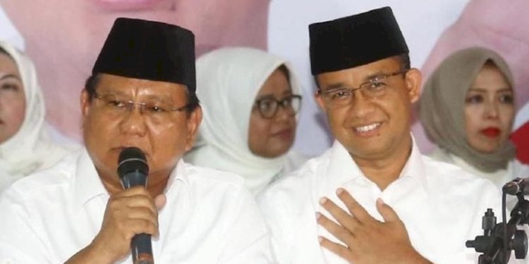  Prabowo Subianto dan Anies Baswedan/Net