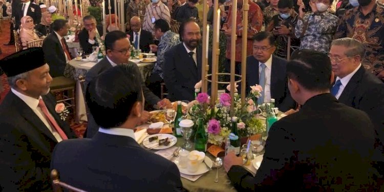 Tokoh-tokoh politik nasional di acara pernikahan putri Ketua Majelis Syuro PKS/Net