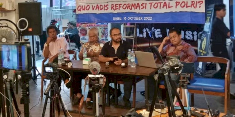 Diskusi "Habis Sambo dan Tragedi Kemanusiaan Kanjuruhan, Terbitlah Teddy: Quo Vadis Reformasi Total Polri?"/Net