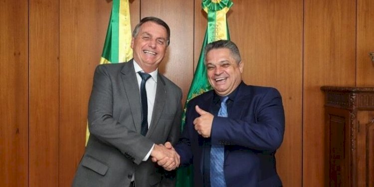 Presiden Jair Bolsonaro dan Walikota pusat industri pengepakan daging Chapeco, Joao Rodrigues/Net