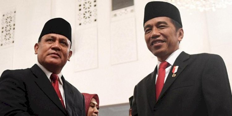 Ketua KPK RI Firli Bahuri bersama Presiden Joko WIdodo/Net