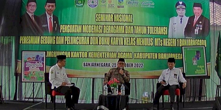 Kementerian Agama RI dalam seminar moderasi beragama di Banjarnegara, Jawa Tengah/Net