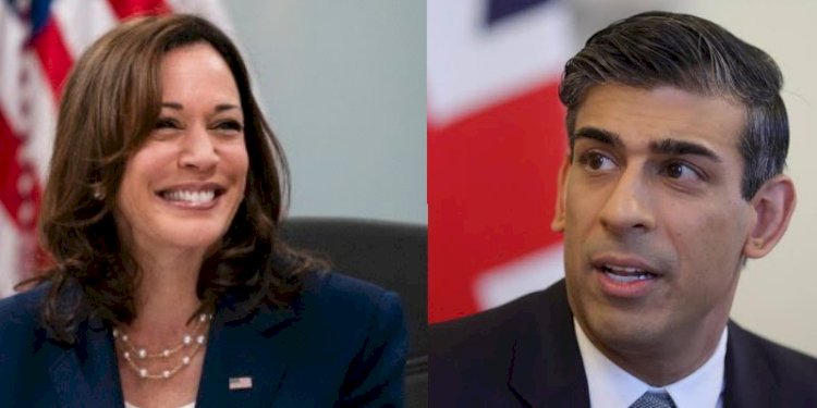 Kamala Harris dan Rishi Sunak/Net