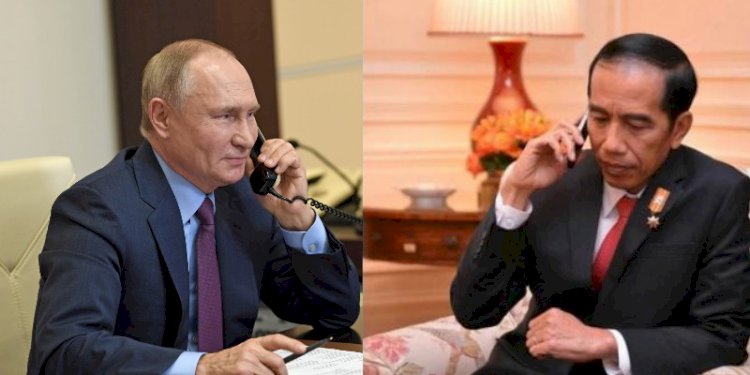  Presiden Vladimir Putin dan Presiden Joko Widodo/Net