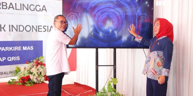  Mendag Zulhas saat peluncuran digitalisasi Pasar Purbalingga, Jawa Tengah/Ist