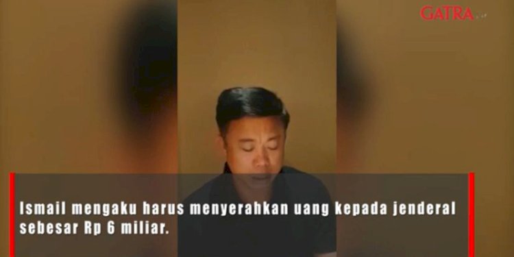Tangkapan layar pengakuan Ismail Bolong terkait setoran aktivitas tambang ilegal ke Perwira Tinggi (Pati) Polri/Repro