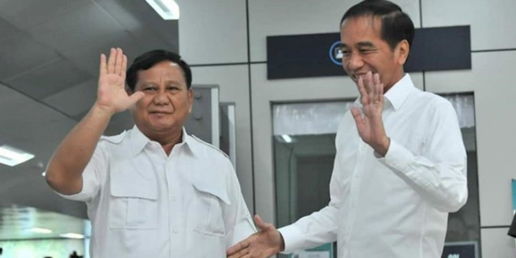 Presiden Joko Widodo dan Ketua Umum Gerindra Prabowo Subianto/Net