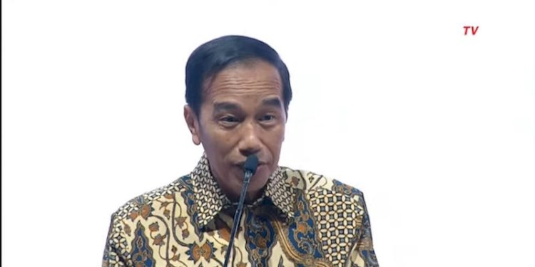 Presiden Jokowi saat menyinggung Pilpres 2024 adalah jatah kemenangan Prabowo Subianto/Repro