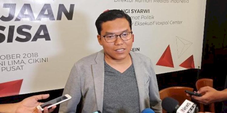  CEO & Founder Voxpol Center Research and Consulting, Pangi Syarwi Chaniago/RMOL