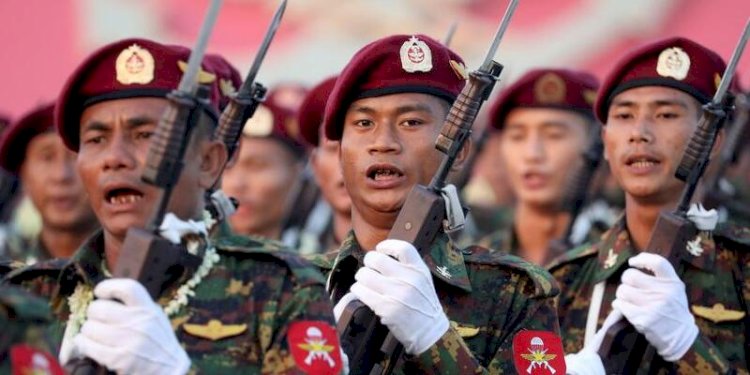 Militer Myanmar/Net