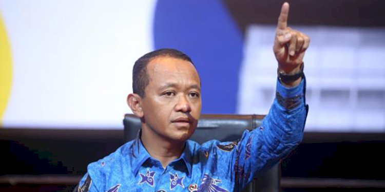 Ketua Dewan Pembina Himpunan Pengusaha Muda Indonesia (Hipmi) sekaligus Menteri Investasi/Kepala BKPM Bahlil Lahadalia/Net
