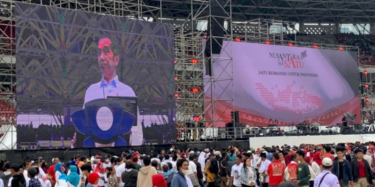 Presiden Republik Indonesia, Joko Widodo di Stadion Utama Gelora Bung Karno (SUGBK) Senayan, Jakarta/RMOL