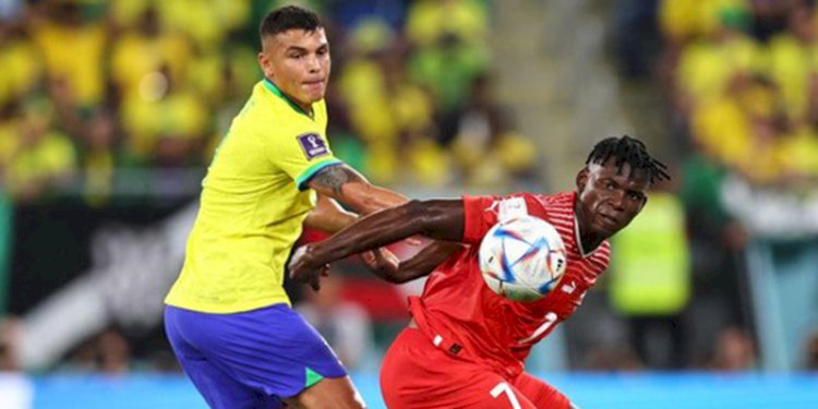 Brasil Vs Swiss dalam laga kedua fase grup G Piala Dunia 2022 di Stadion 974, Qatar, Senin malam (28/11)/Net