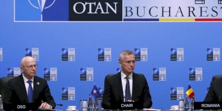 Sekretaris Jenderal NATO Jens Stoltenberg di Bucharest/Net