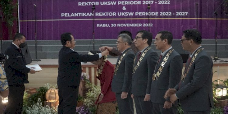 Pelantikan rekrot UKSW periode 2022-2027/RMOLJateng