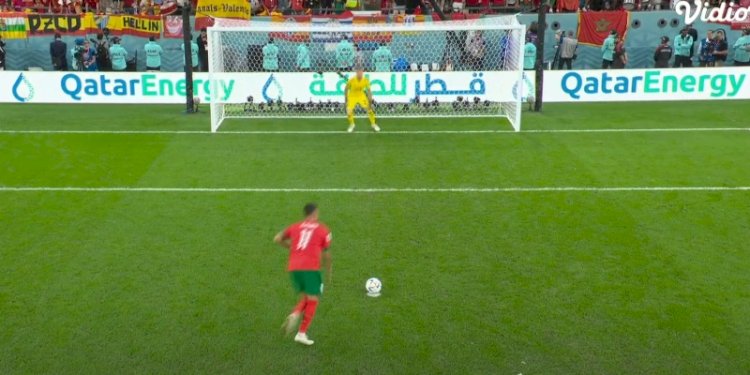 Adu penalti Maroko Vs Spanyol/Net