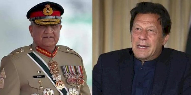  Jenderal Qamar Javed Bajwa dan Imran Khan/Net